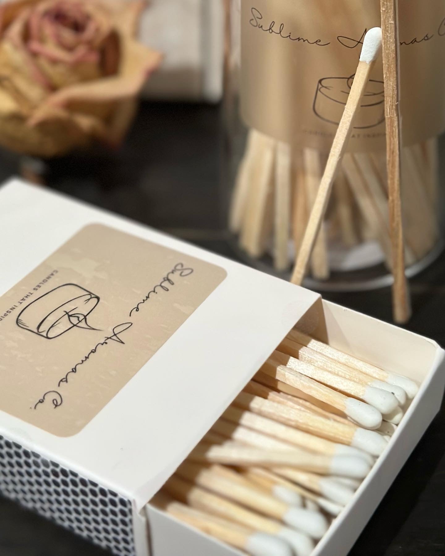 Wooden Matches with Box